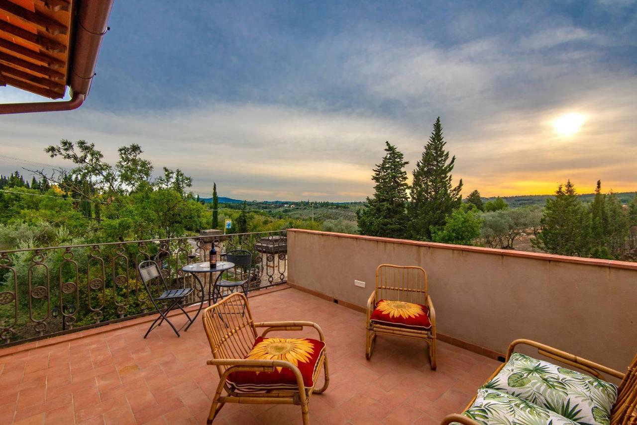 Agriturismo Villa Ulivello In Chianti Strada in Chianti Dış mekan fotoğraf